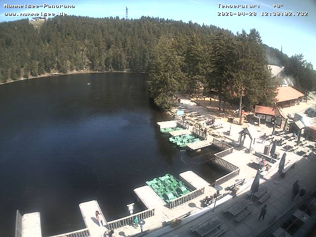 Archiv Foto Webcam Panoramablick auf den Mummelsee