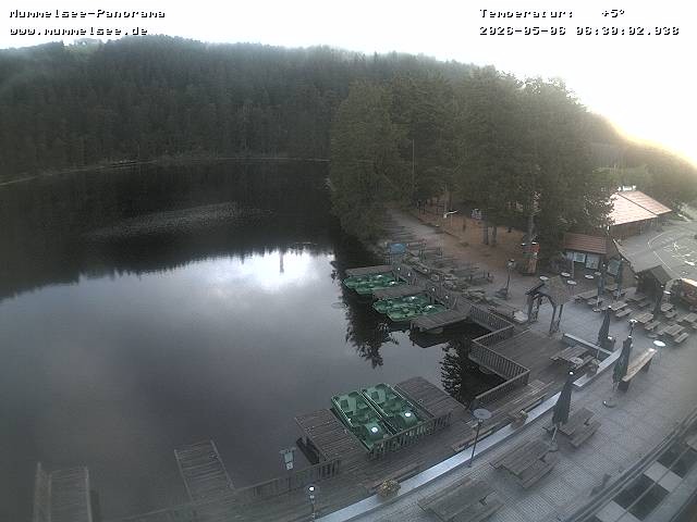 Archived image Webcam Panoramic view of Lake Mummelsee