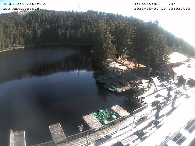 Archived image Webcam Panoramic view of Lake Mummelsee
