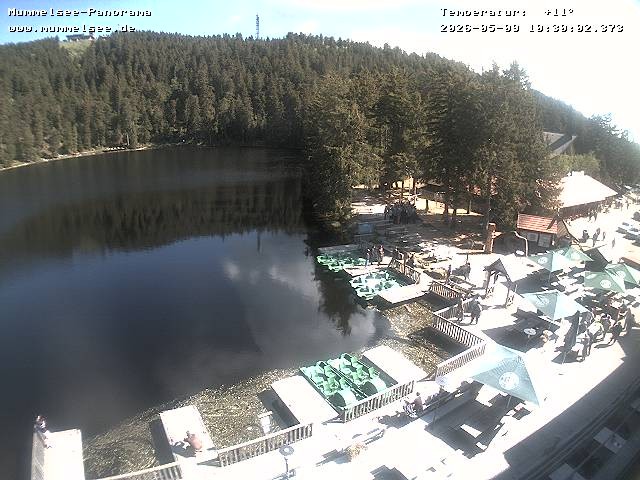 Archiv Foto Webcam Panoramablick auf den Mummelsee