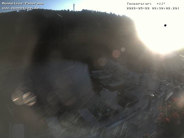Archived image Webcam Panoramic view of Lake Mummelsee