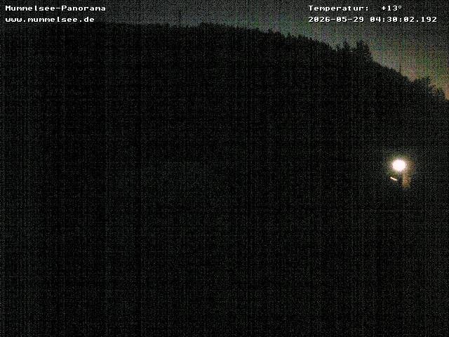 Archived image Webcam Panoramic view of Lake Mummelsee