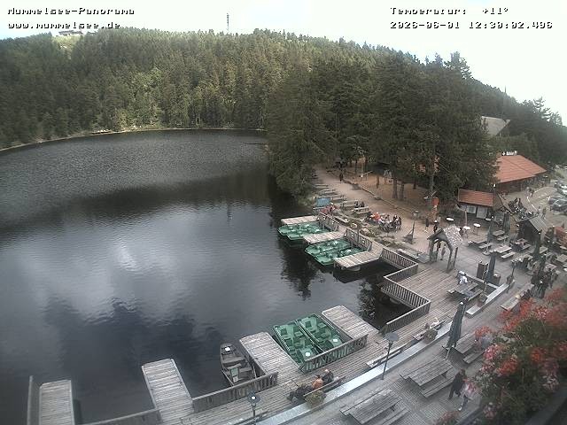 Archiv Foto Webcam Panoramablick auf den Mummelsee