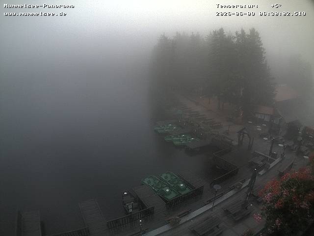 Archived image Webcam Panoramic view of Lake Mummelsee