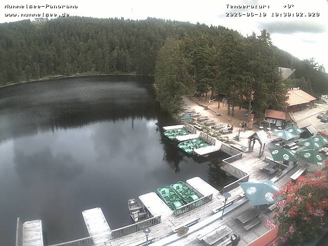 Archiv Foto Webcam Panoramablick auf den Mummelsee