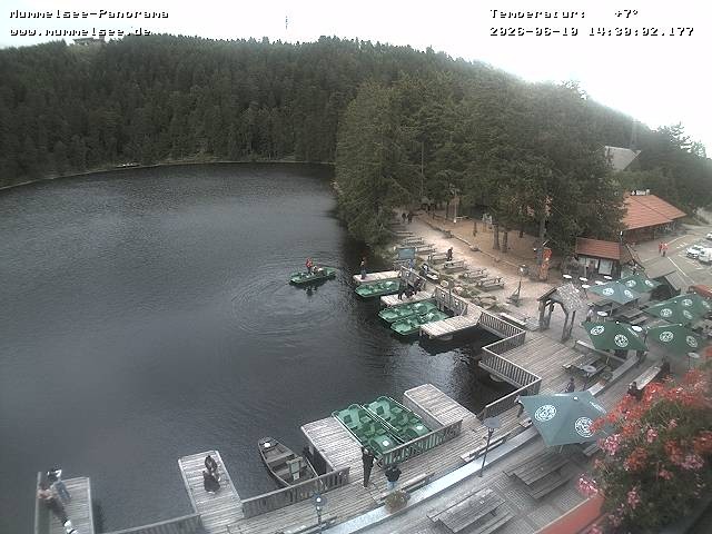 Archiv Foto Webcam Panoramablick auf den Mummelsee