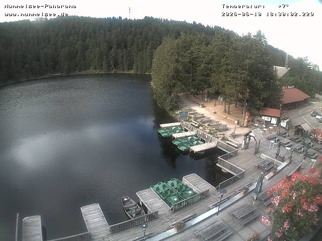 Archiv Foto Webcam Panoramablick auf den Mummelsee