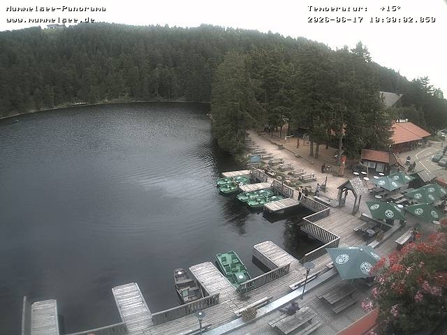 Archiv Foto Webcam Panoramablick auf den Mummelsee