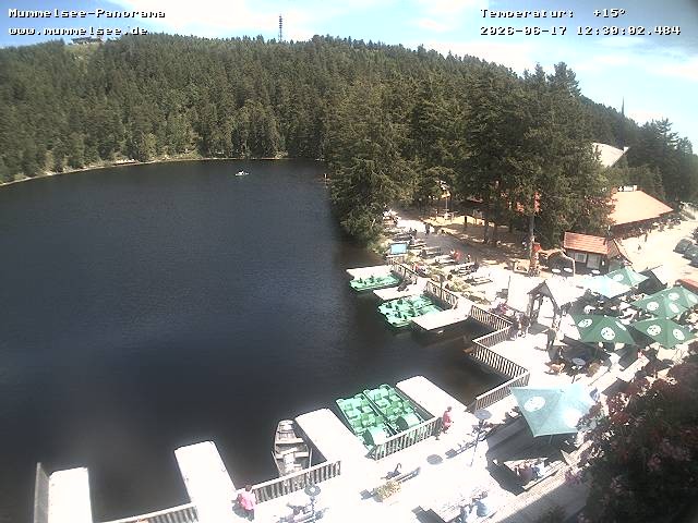 Archiv Foto Webcam Panoramablick auf den Mummelsee