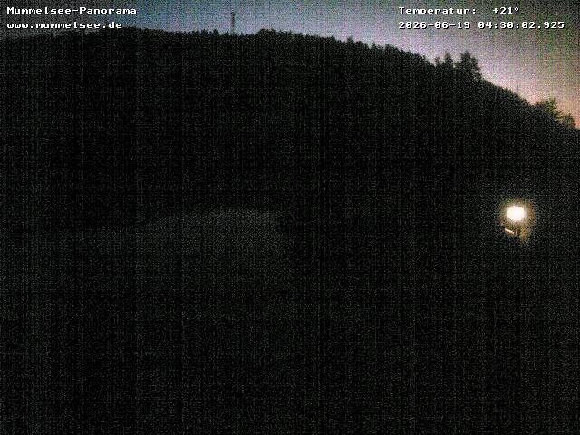Archived image Webcam Panoramic view of Lake Mummelsee