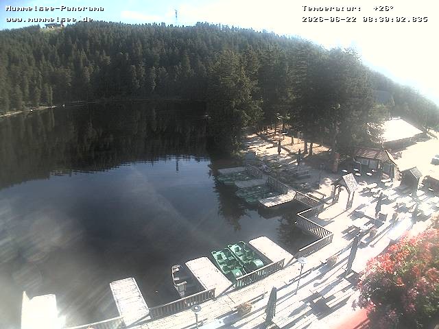 Archiv Foto Webcam Panoramablick auf den Mummelsee
