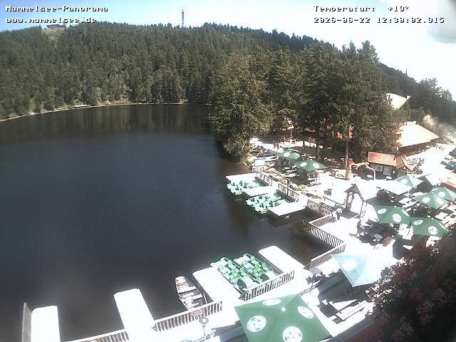 Archiv Foto Webcam Panoramablick auf den Mummelsee