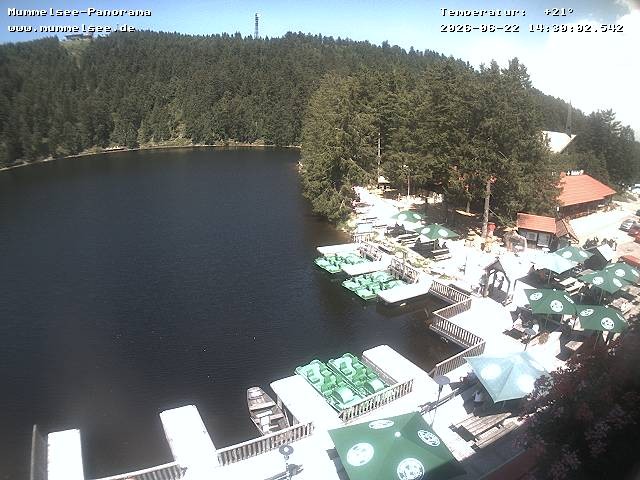 Archiv Foto Webcam Panoramablick auf den Mummelsee