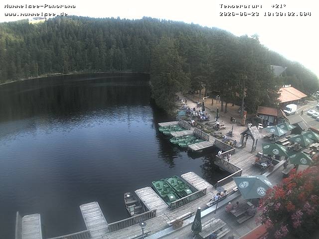 Archiv Foto Webcam Panoramablick auf den Mummelsee