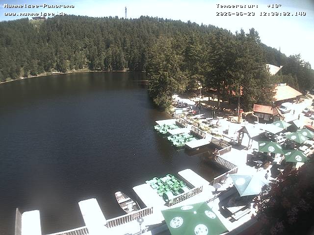 Archiv Foto Webcam Panoramablick auf den Mummelsee
