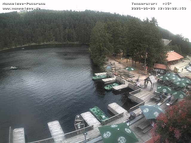 Archived image Webcam Panoramic view of Lake Mummelsee