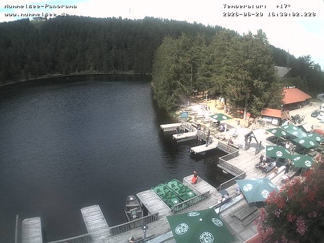 Archived image Webcam Panoramic view of Lake Mummelsee