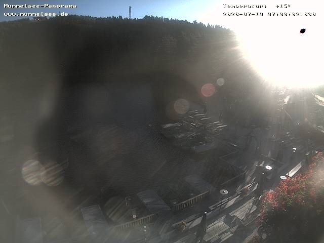 Archived image Webcam Panoramic view of Lake Mummelsee