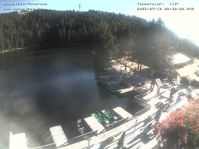 Archiv Foto Webcam Panoramablick auf den Mummelsee