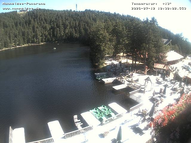 Archiv Foto Webcam Panoramablick auf den Mummelsee