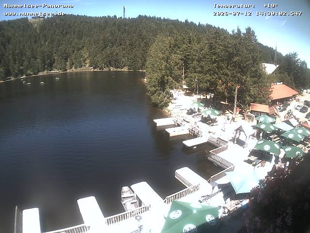 Archiv Foto Webcam Panoramablick auf den Mummelsee