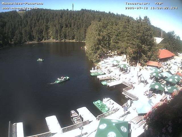Archiv Foto Webcam Panoramablick auf den Mummelsee