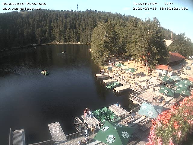 Archiv Foto Webcam Panoramablick auf den Mummelsee