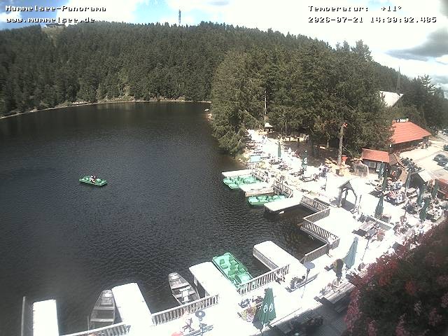 Archiv Foto Webcam Panoramablick auf den Mummelsee