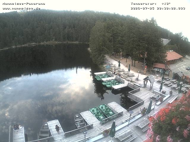 Archiv Foto Webcam Panoramablick auf den Mummelsee