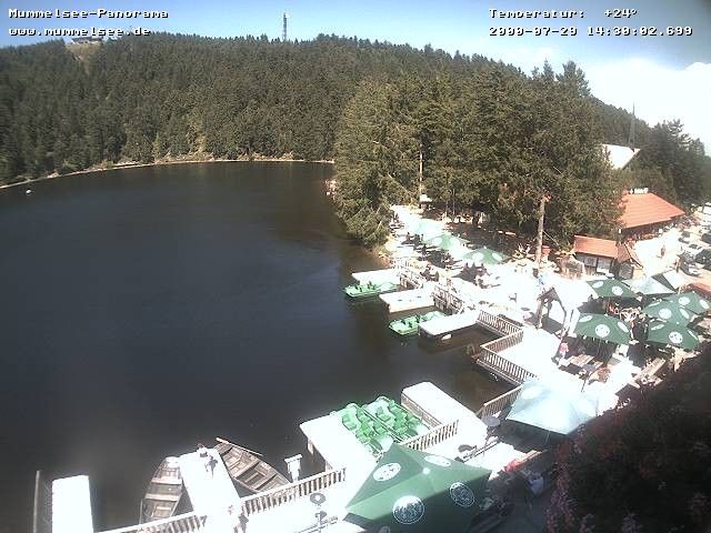 Archiv Foto Webcam Panoramablick auf den Mummelsee