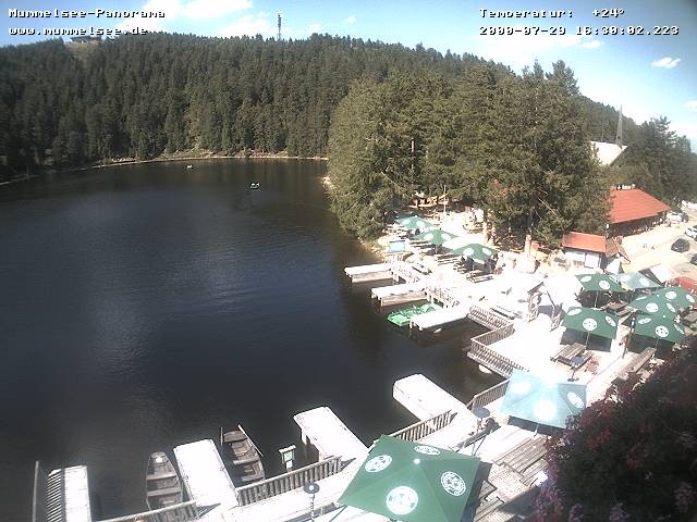 Archiv Foto Webcam Panoramablick auf den Mummelsee