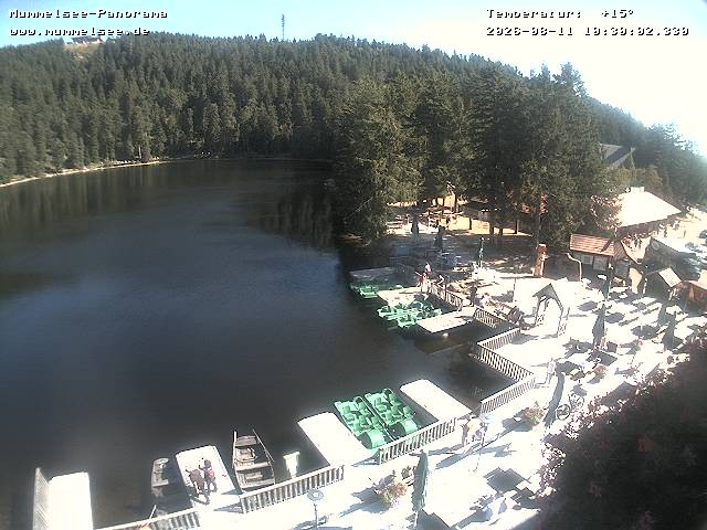 Archiv Foto Webcam Panoramablick auf den Mummelsee