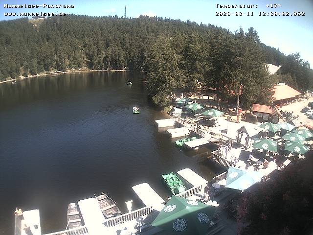 Archiv Foto Webcam Panoramablick auf den Mummelsee