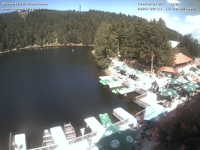Archiv Foto Webcam Panoramablick auf den Mummelsee