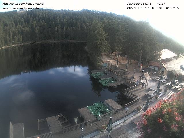 Archiv Foto Webcam Panoramablick auf den Mummelsee