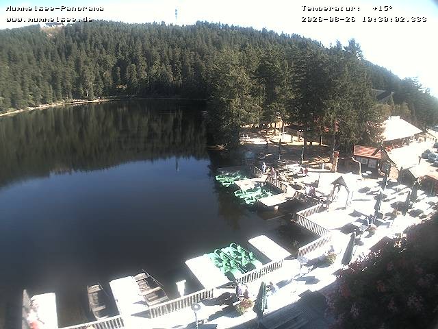 Archiv Foto Webcam Panoramablick auf den Mummelsee
