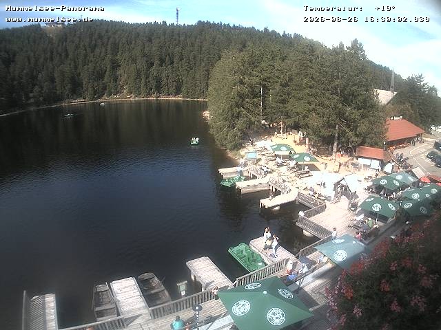 Archiv Foto Webcam Panoramablick auf den Mummelsee