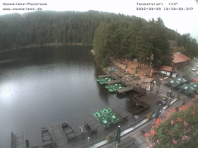 Archiv Foto Webcam Panoramablick auf den Mummelsee