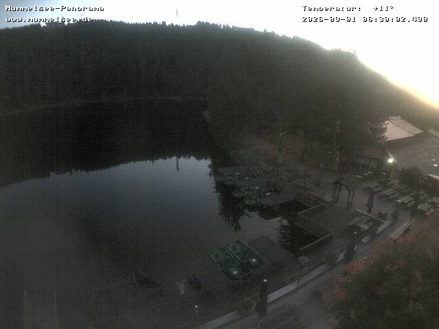 Archived image Webcam Panoramic view of Lake Mummelsee