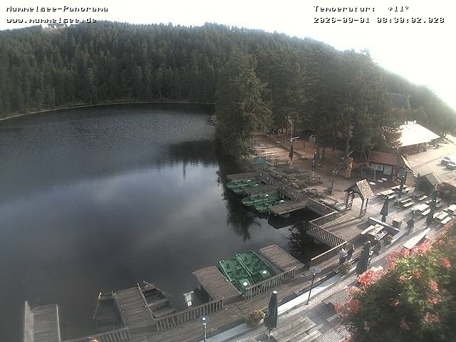 Archived image Webcam Panoramic view of Lake Mummelsee