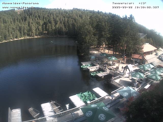Archiv Foto Webcam Panoramablick auf den Mummelsee
