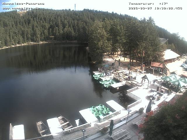 Archiv Foto Webcam Panoramablick auf den Mummelsee