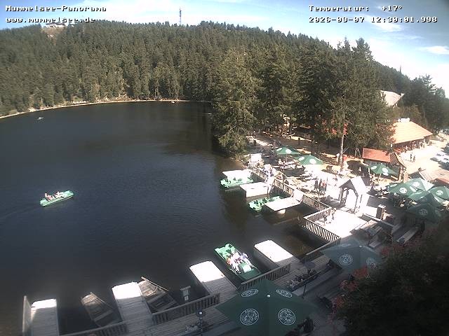 Archiv Foto Webcam Panoramablick auf den Mummelsee
