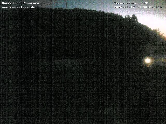 Archived image Webcam Panoramic view of Lake Mummelsee