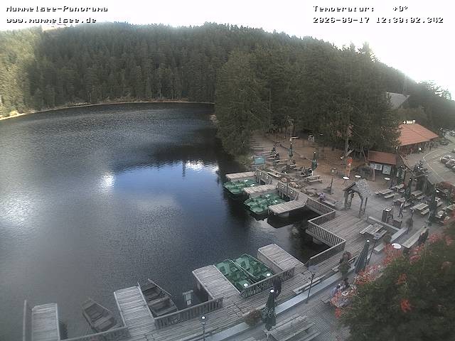 Archived image Webcam Panoramic view of Lake Mummelsee