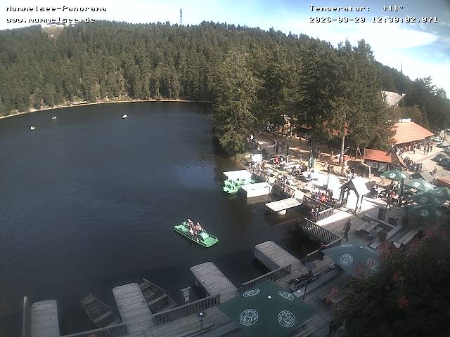 Archiv Foto Webcam Panoramablick auf den Mummelsee
