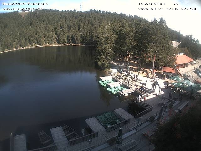 Archiv Foto Webcam Panoramablick auf den Mummelsee