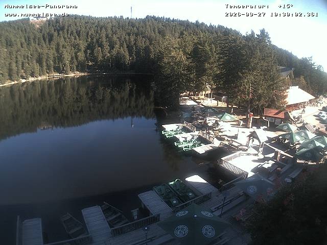 Archiv Foto Webcam Panoramablick auf den Mummelsee