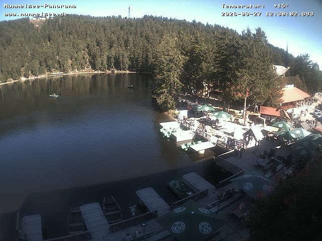 Archiv Foto Webcam Panoramablick auf den Mummelsee