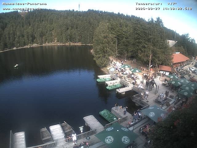 Archiv Foto Webcam Panoramablick auf den Mummelsee